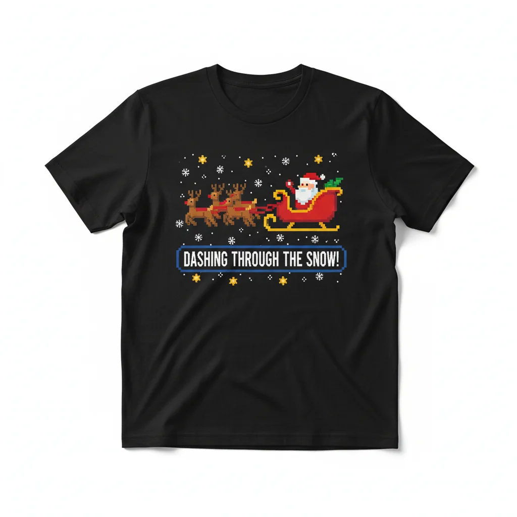 DASHING 'THRU THE SNOW' TEE