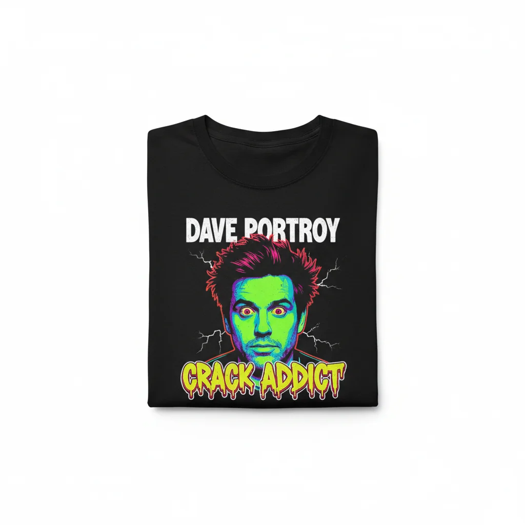 Dave Portnoy "Crack Addict" Essential T-Shirt - Premium Cotton Tee