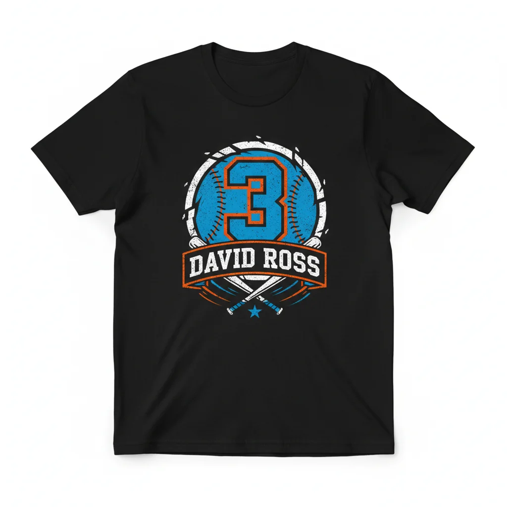 David Ross #3 Jersey Number Essential T-Shirt - Premium Cotton Fan Apparel