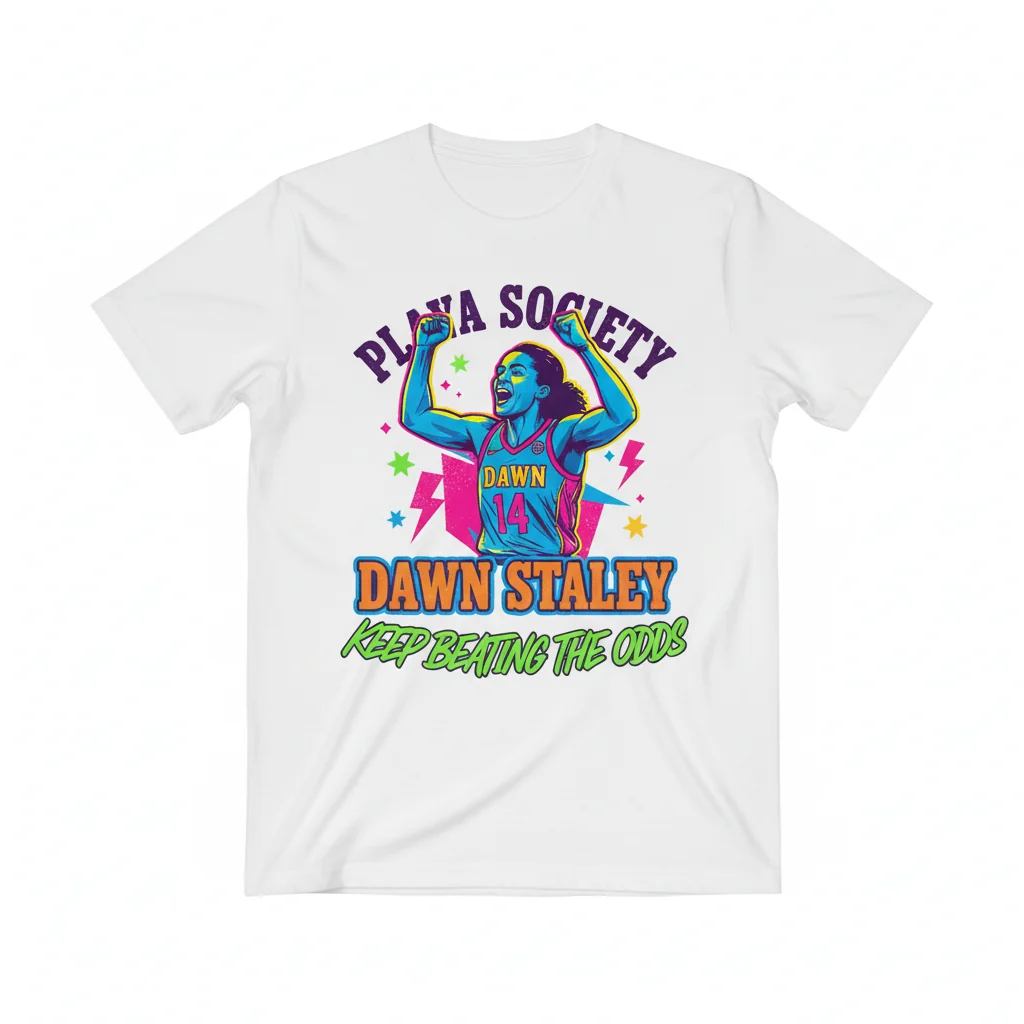 Dawn Staley Playa Society Keep Beating the Odds T-Shirt - Premium Cotton Tee