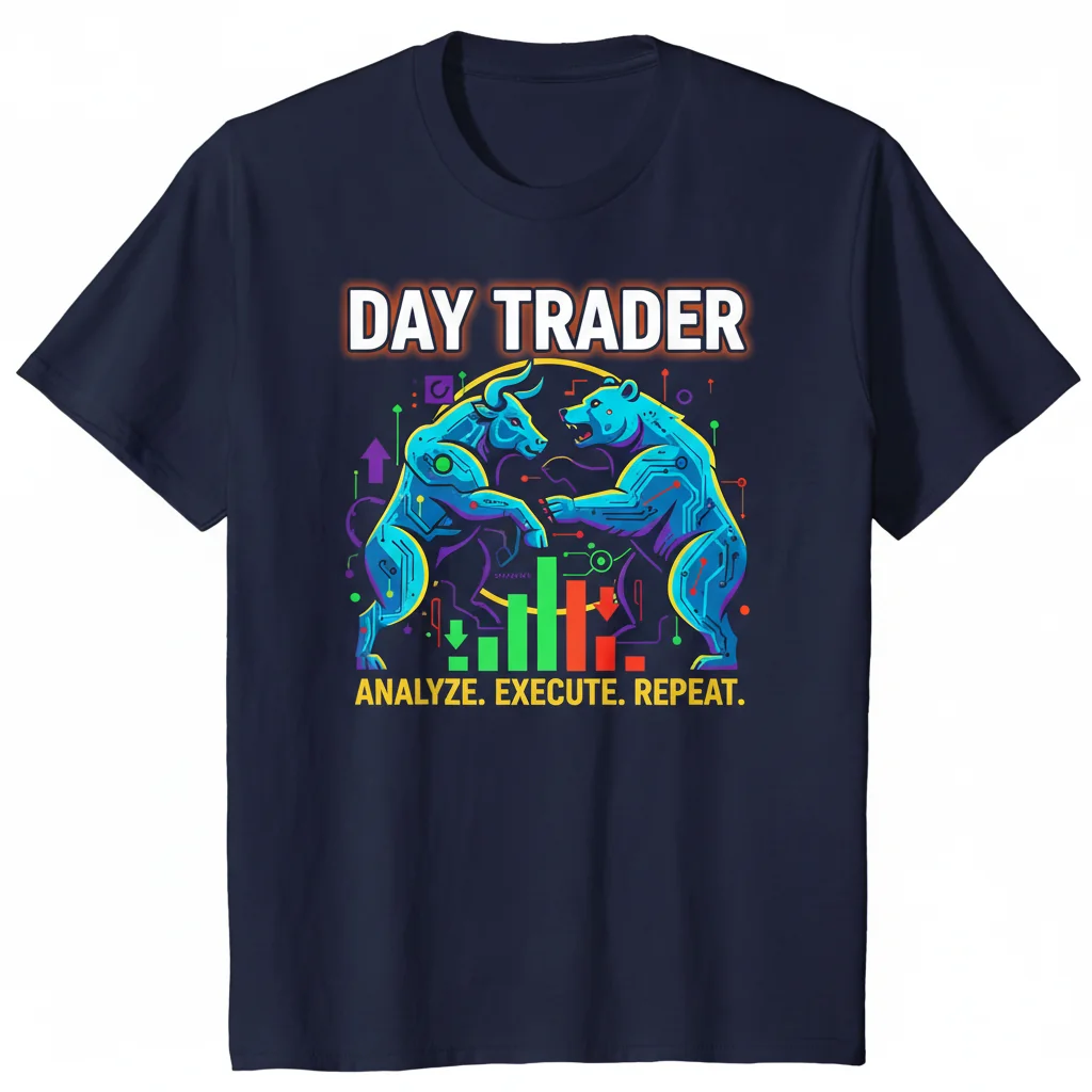 Day Trader Essential T-Shirt – Premium Ring-Spun Cotton Tee