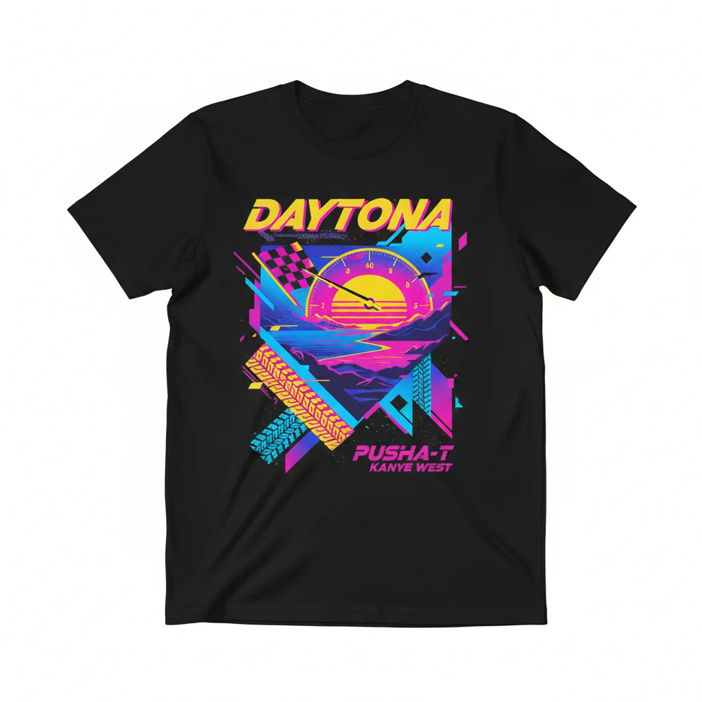 Daytona Pusha-T Kanye West Essential T-Shirt - Iconic Hip-Hop Apparel