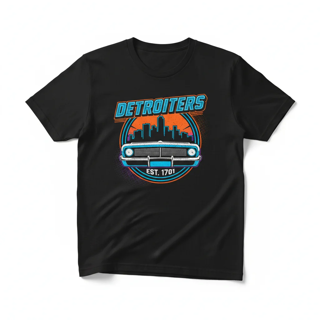 DE2ROIT Detroiters Shirt | Premium Pre-Shrunk Cotton Tee