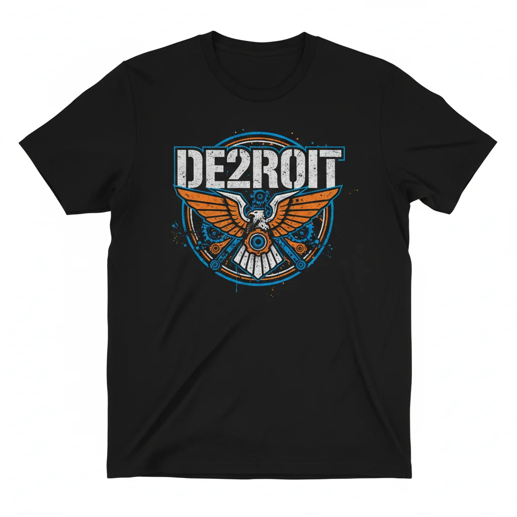 DE2ROIT Essential Tee – Premium Unisex T-Shirt