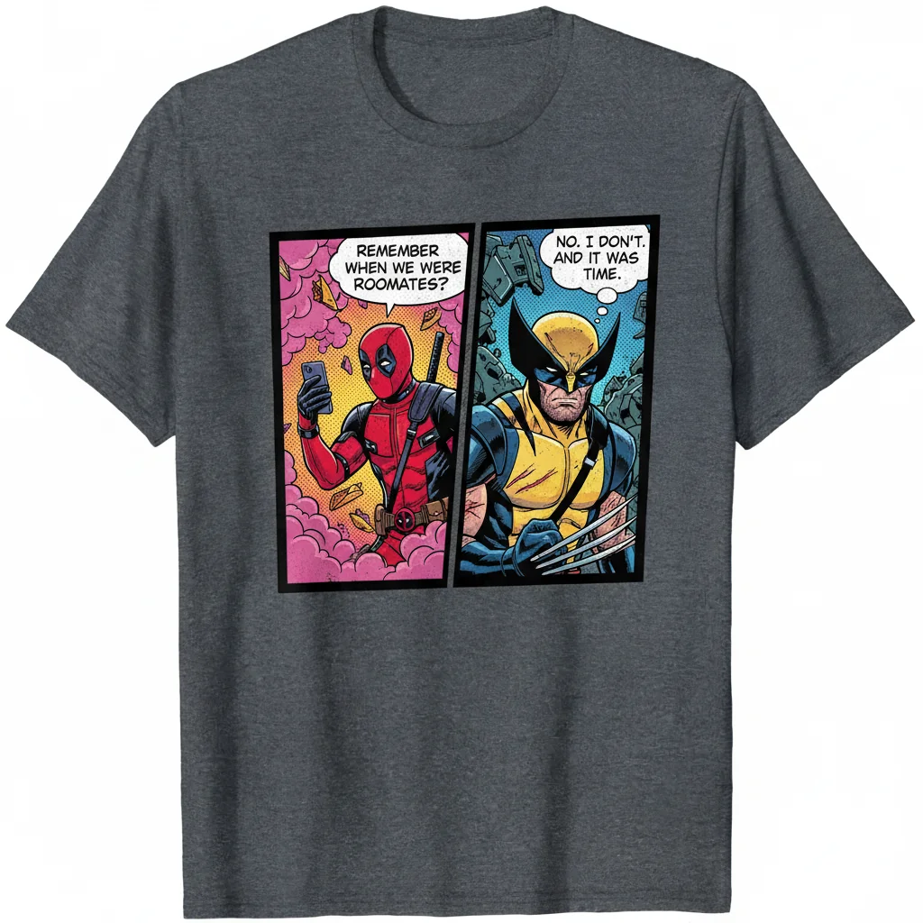 Deadpool & Wolverine 'Remember' Meme T-Shirt – Epic Duo Tee