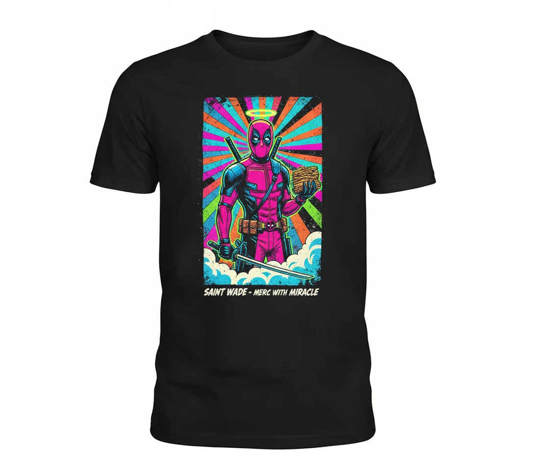 Deadpool Marvel Jesus: A Divine Comic Fusion Tee