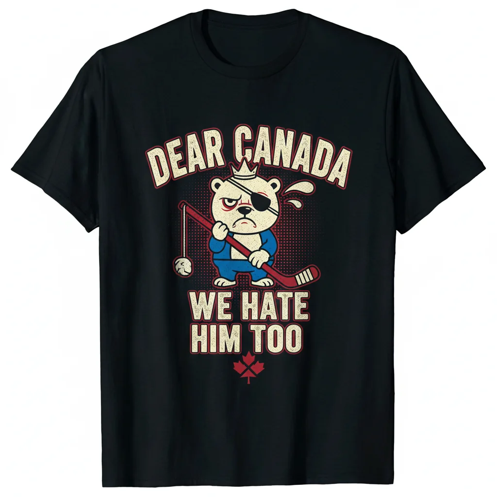 Dear Canada We Hate Him Too Shirt – Funny Political Statement Tee