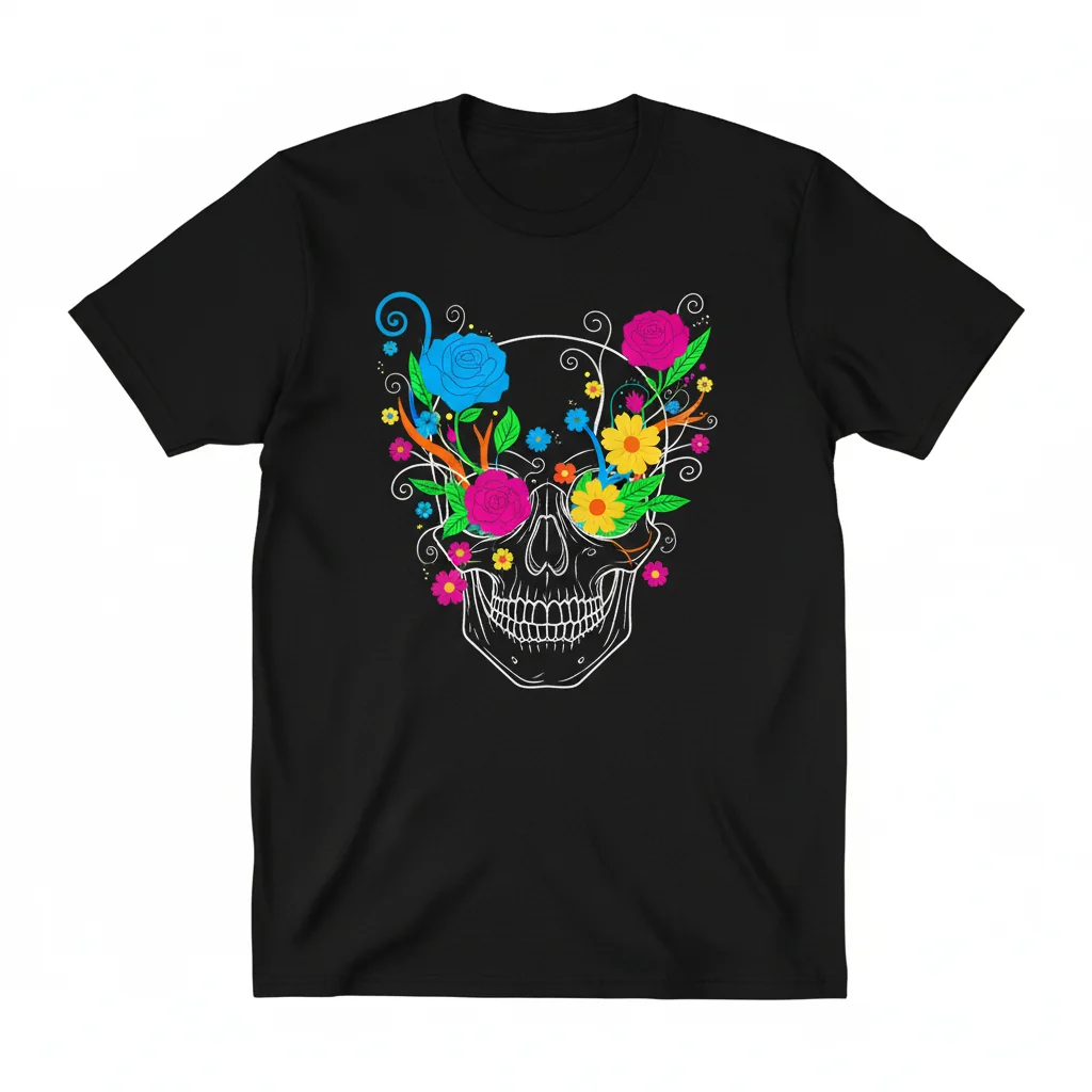 Death in Bloom Essential T-Shirt - Premium Ring-Spun Cotton Tee