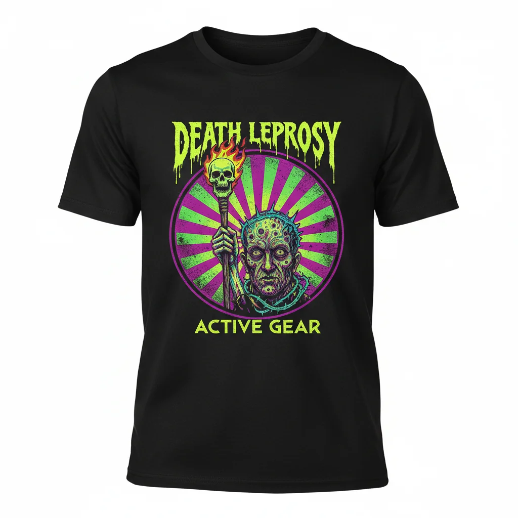 Death Leprosy Active T-Shirt: Unleash Your Edge