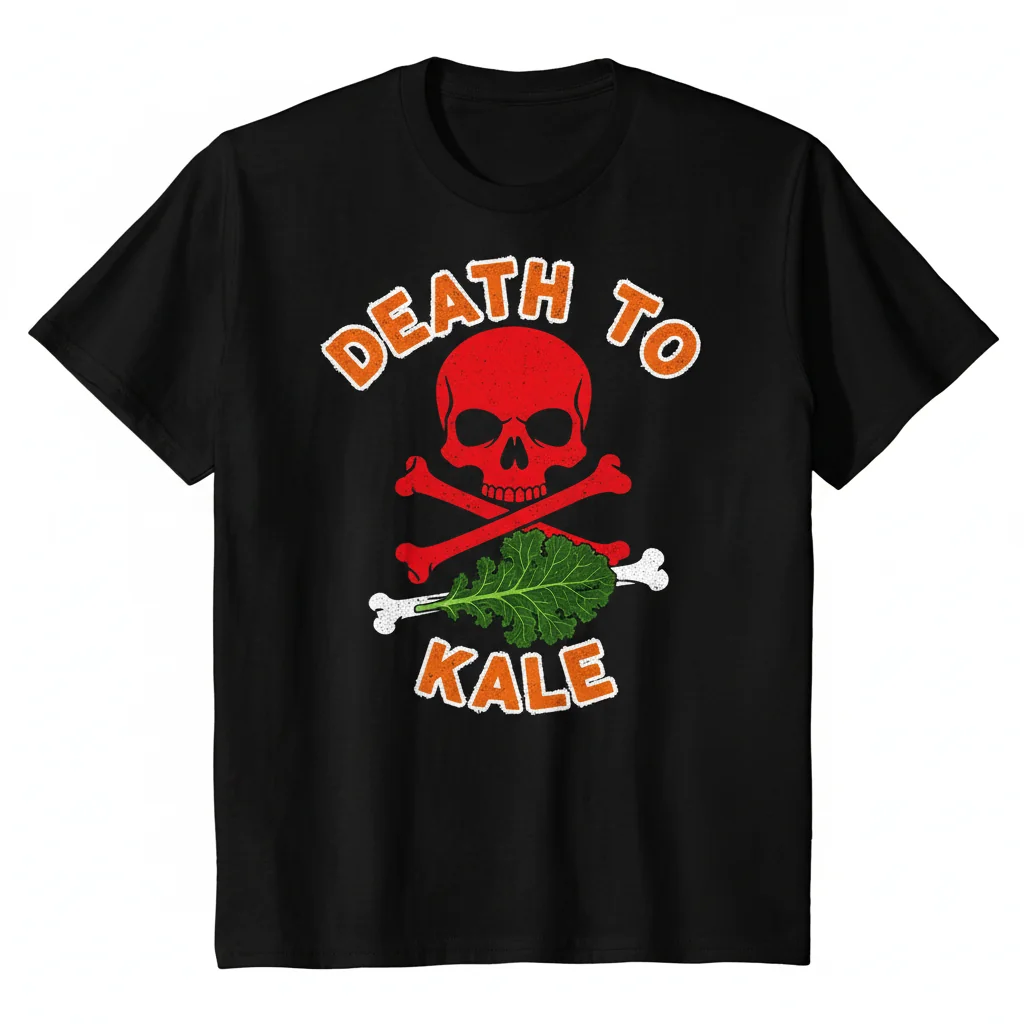 Death to Kale Essential T-Shirt - Premium Cotton Tee