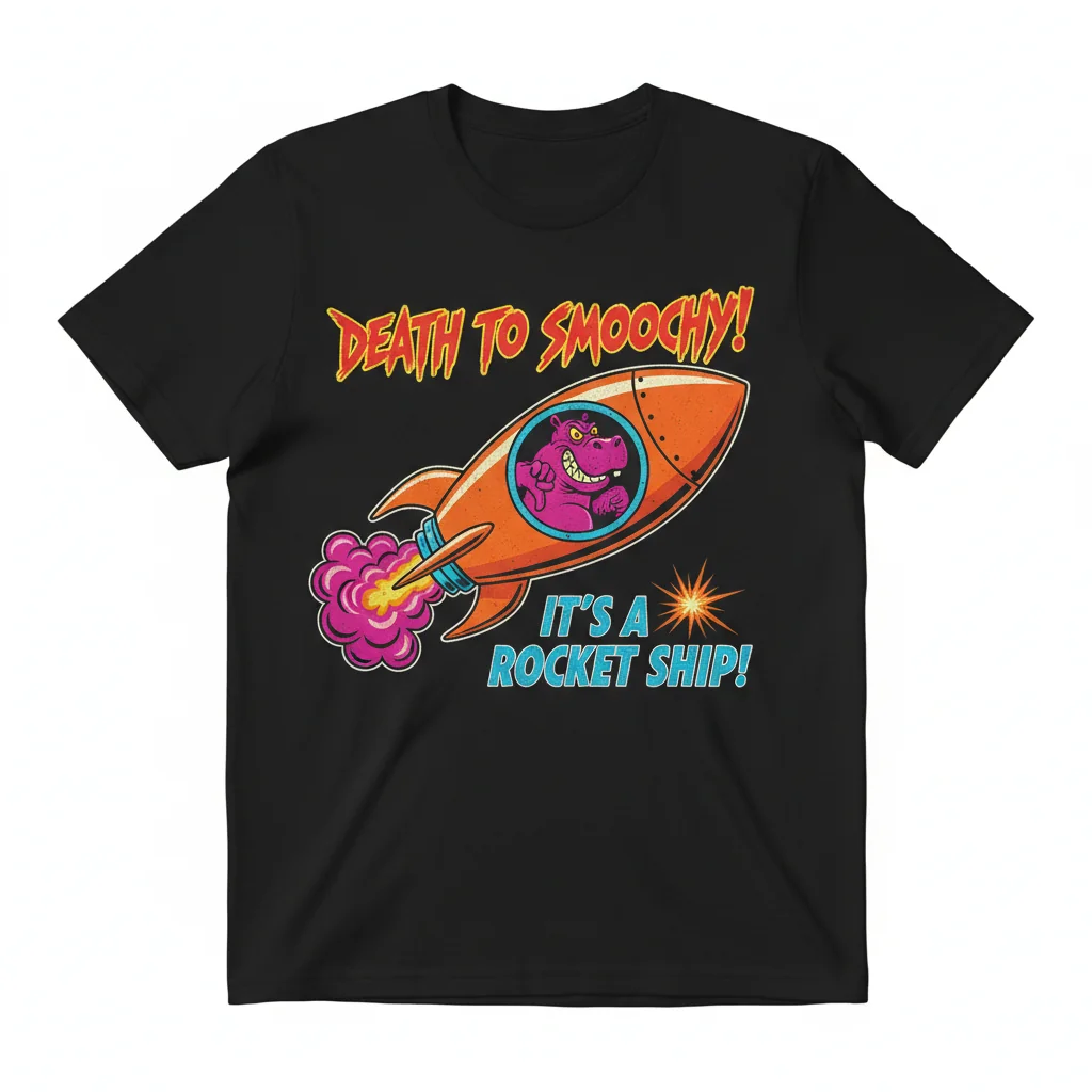 Death to Smoochy "It's a Rocket Ship" Essential Tee - Funny Movie Quote T-Shirt