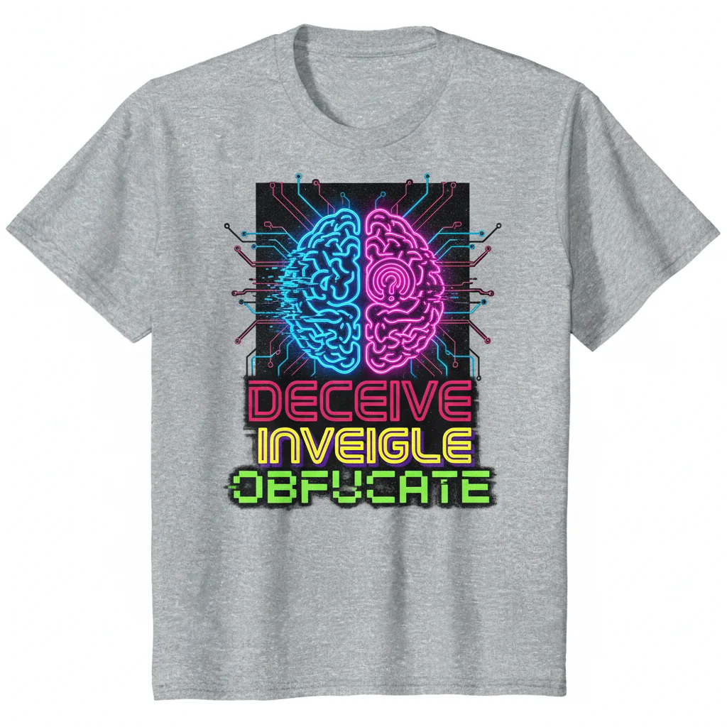 Deceive, Inveigle, Obfuscate – A Statement of Intellect Essential Tee