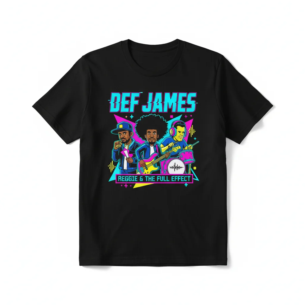 Def James Reggie & The Full Effect T-Shirt - Premium Cotton Tee