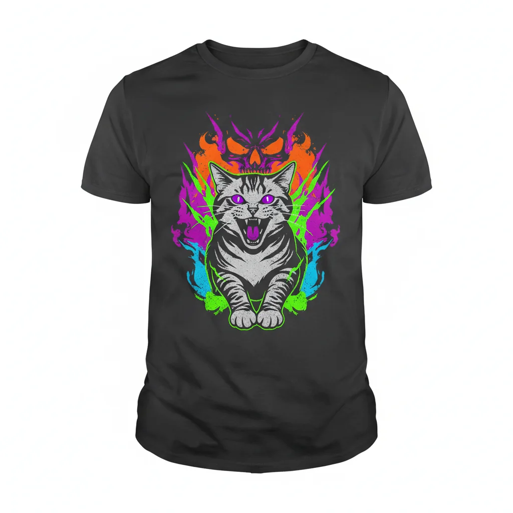 Deftones Cat Graphic Tee | Essential Cotton Band T-Shirt for Men & Women
