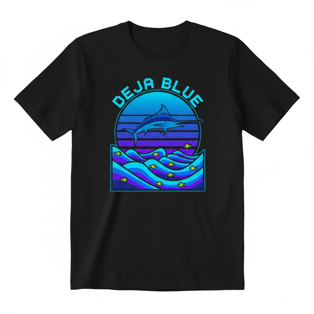 Deja Blue Essential T-Shirt - Premium Ring-Spun Cotton Tee for Men & Women