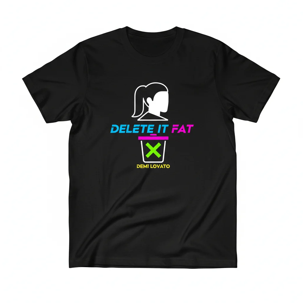 Delete It Fat - Demi Lovato Essential T-Shirt: Unmatched Durability & Style