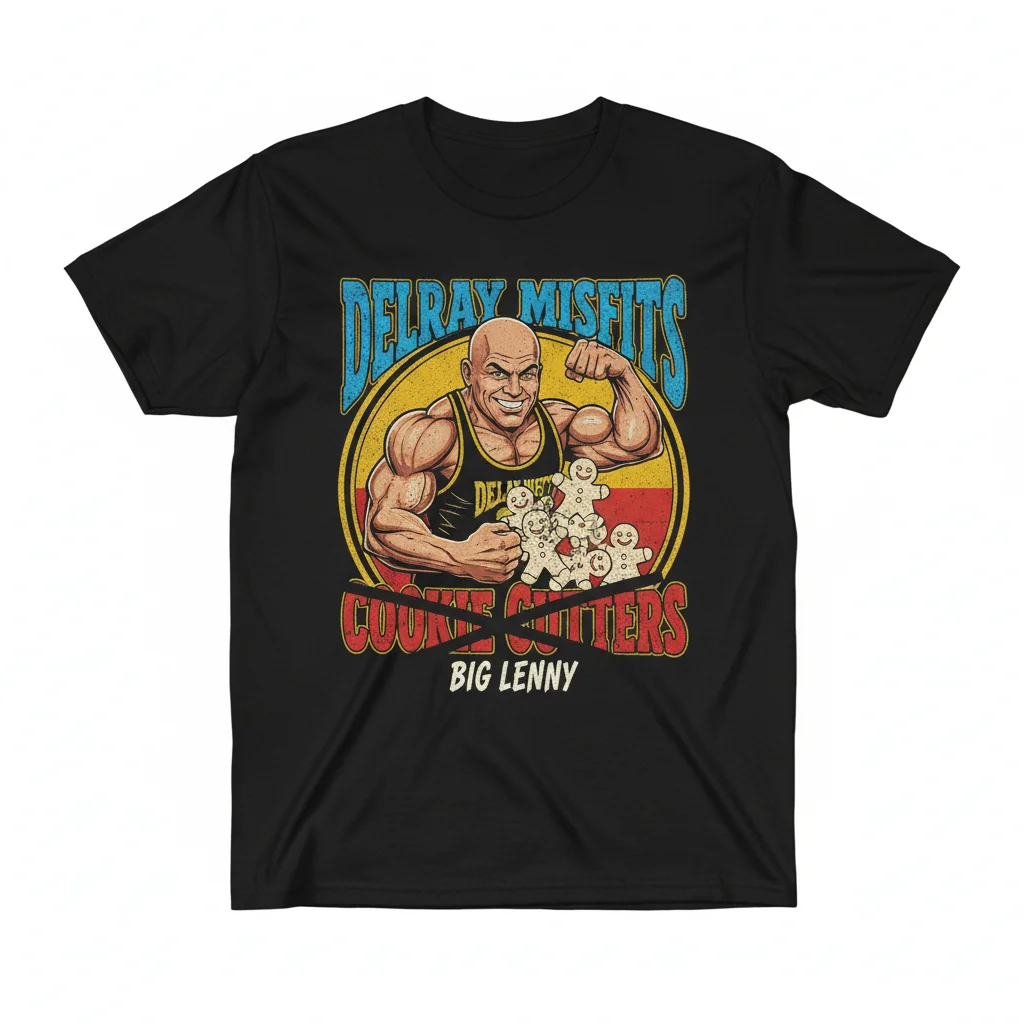 Delray Misfits Cookie Cutters Big Lenny Essential T-Shirt – Classic Fan Tee