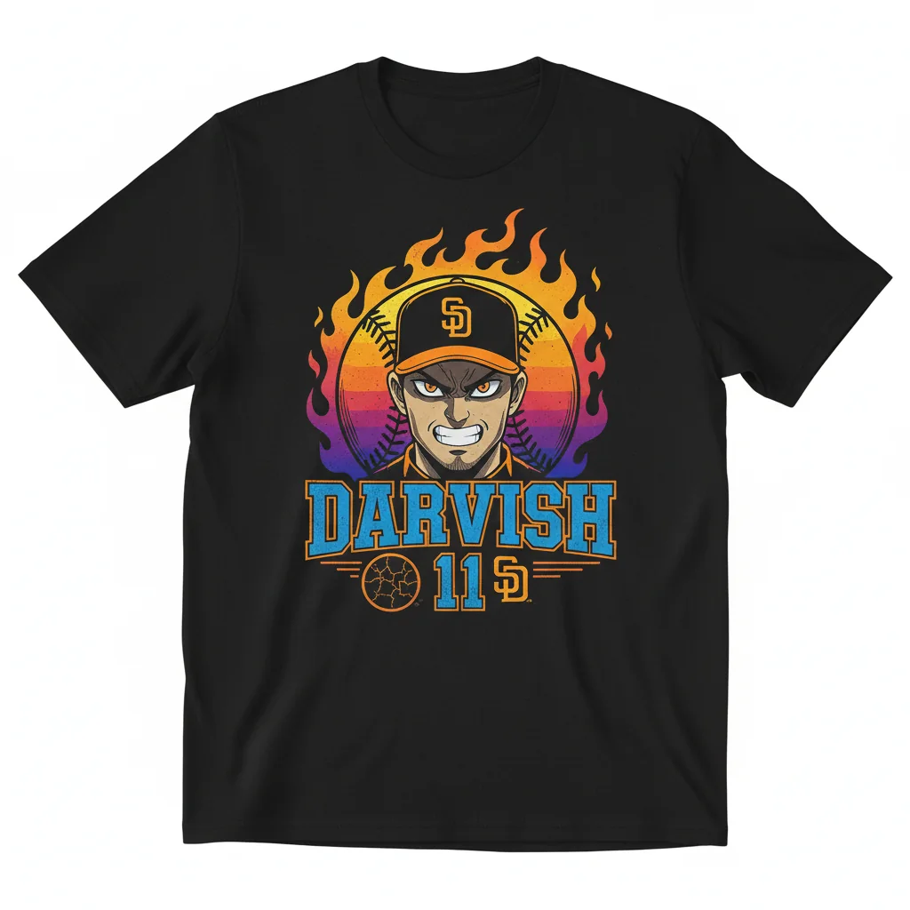 Demon Slayer x Padres Yu Darvish Fan Shirt - Premium & Durable