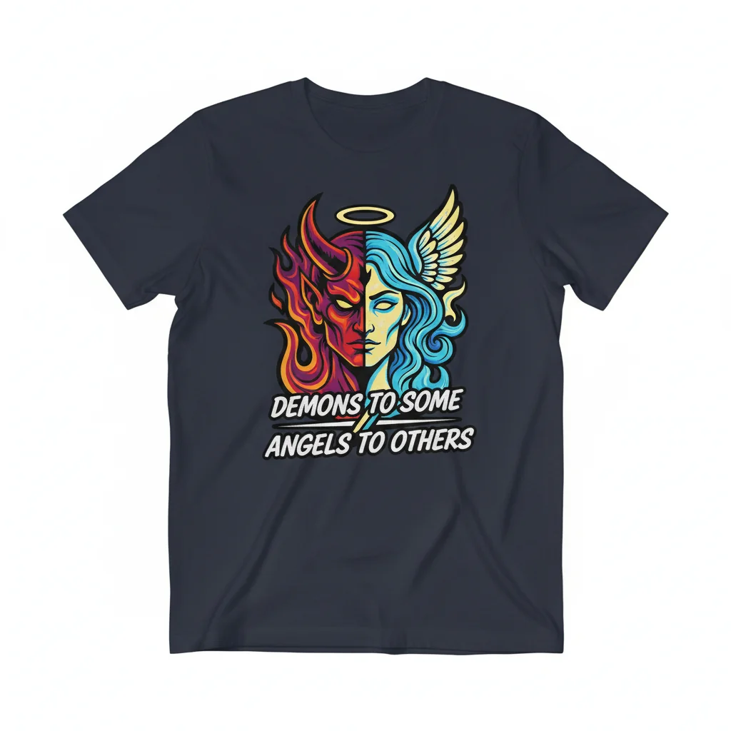 Demons to Some Angels to Others T-Shirt | Premium Cotton Graphic Tee