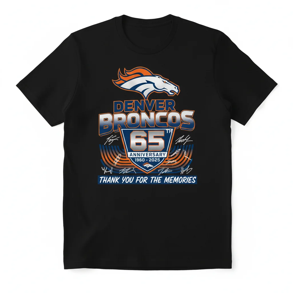 Denver Broncos 65th Anniversary 'Memories' Tee