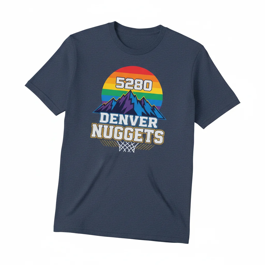 The Denver Nuggets 5280 City Edition Art Tee