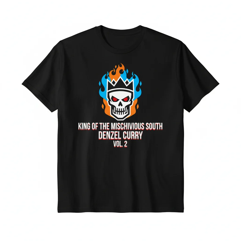 Denzel Curry KOTMS II King of the Mischievous South Vol 2 T-Shirt - Official Merch