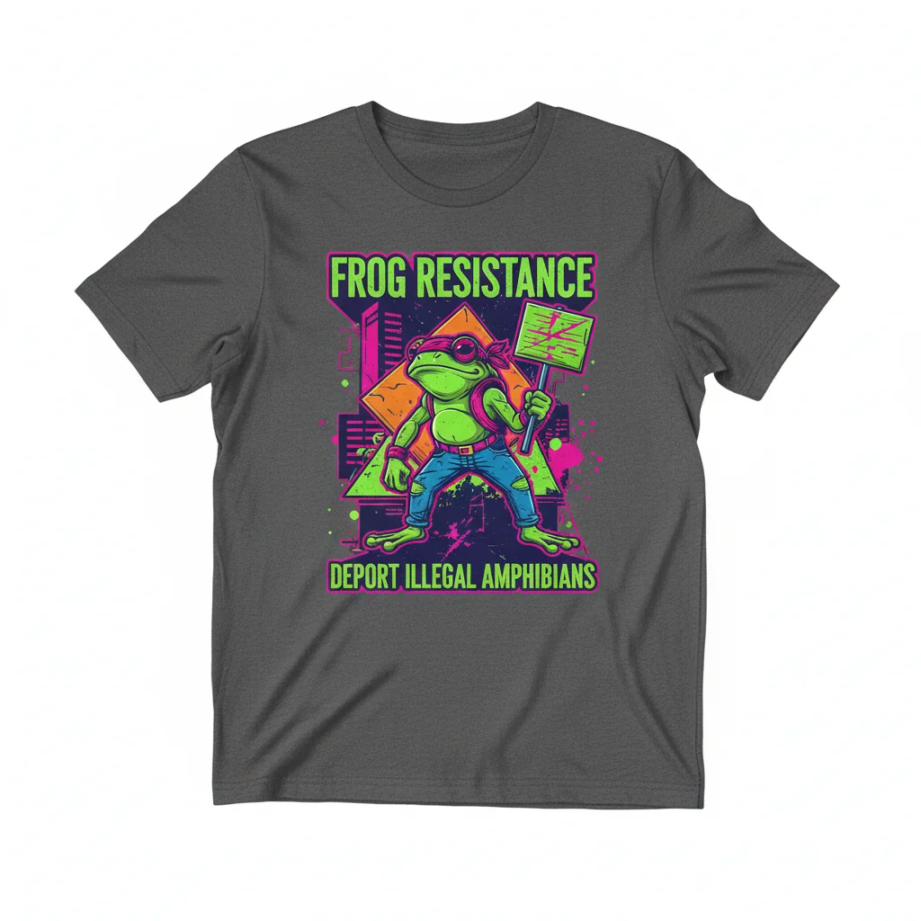 Protest Power Frog Tee: Durable, Vibrant, Perfect Fit