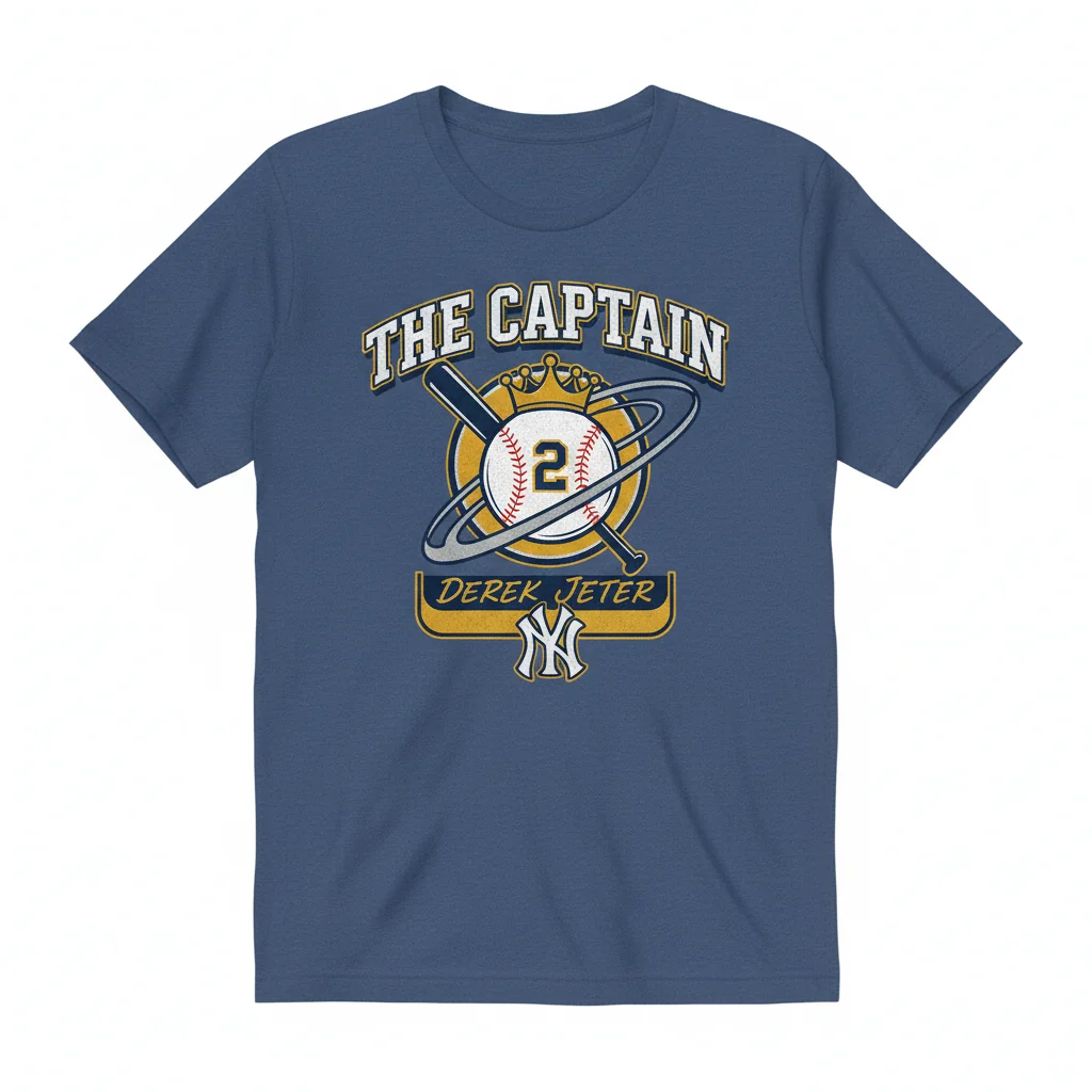 Derek Jeter The Captain Shirt | New York Yankees Retired Player Tee