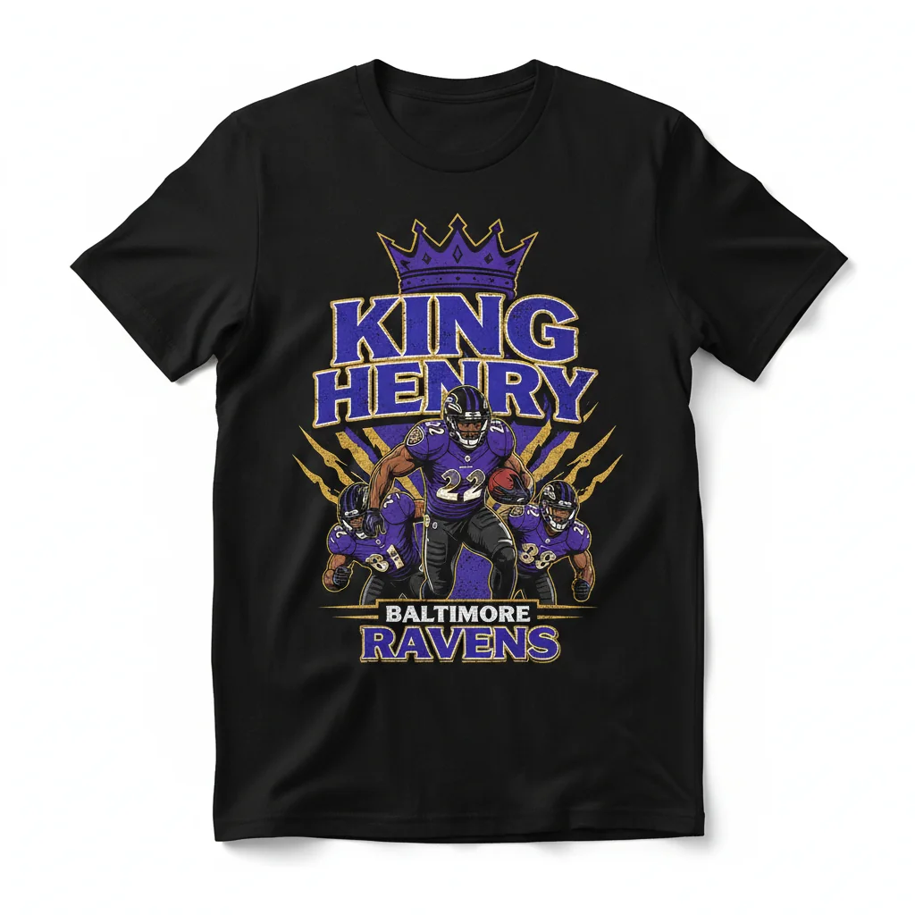 The King Henry Baltimore Ravens Art Shirt