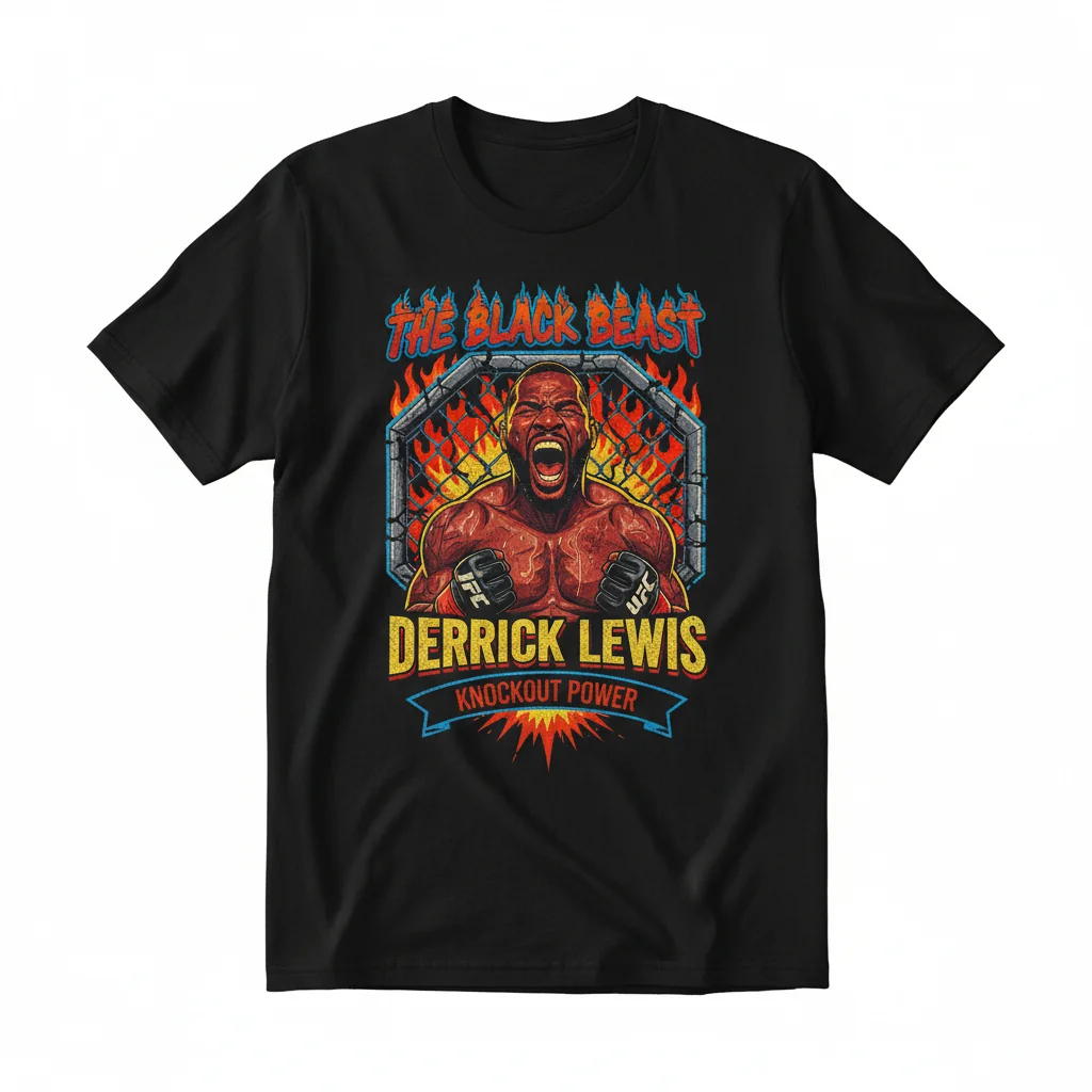 Derrick Lewis Ultimate Fighting Championship T-Shirt | UFC Fan Merch