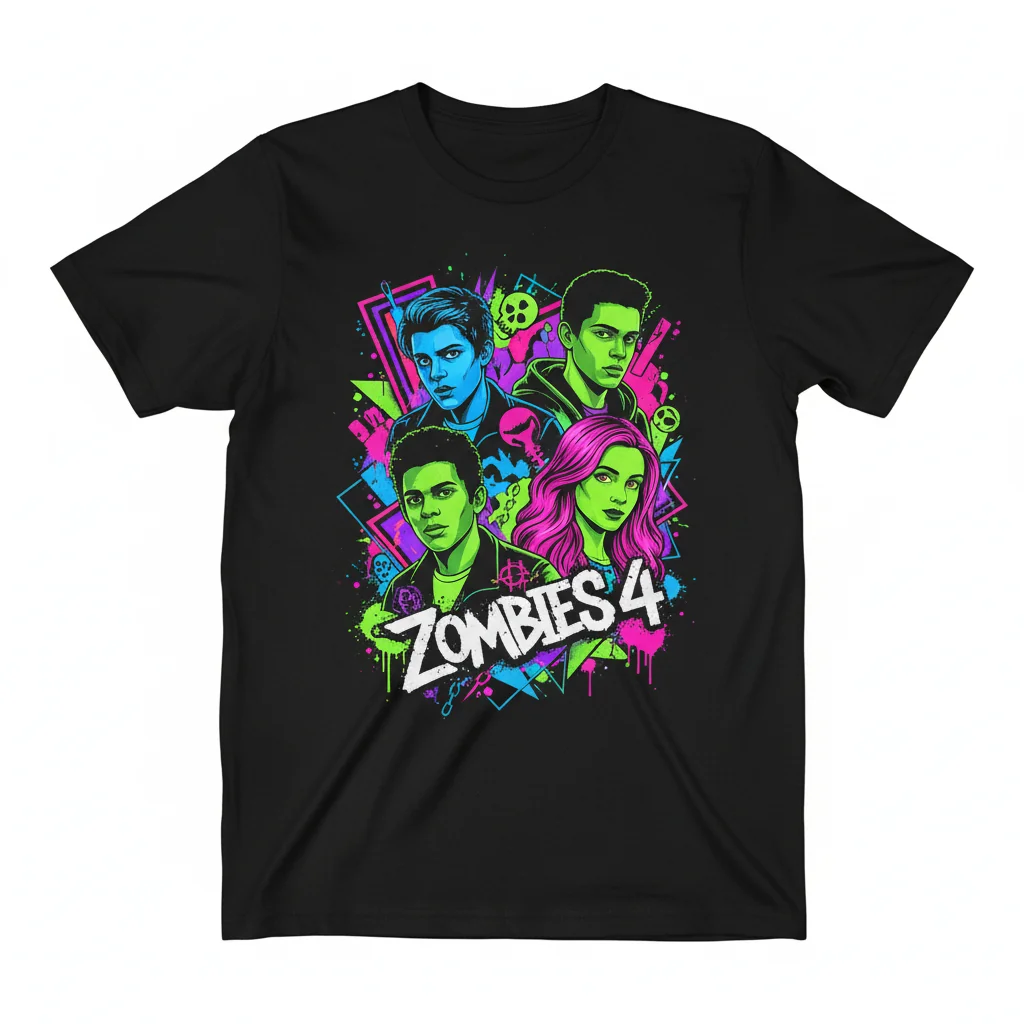 Disney Descendants Zombies 4 T-Shirt - Official Movie Apparel