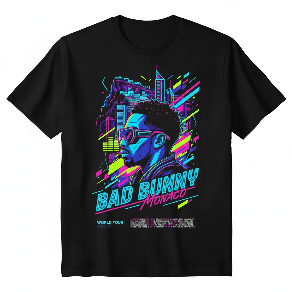 Bad Bunny Monaco F1 Essential T-Shirt – Racing Fan Tee