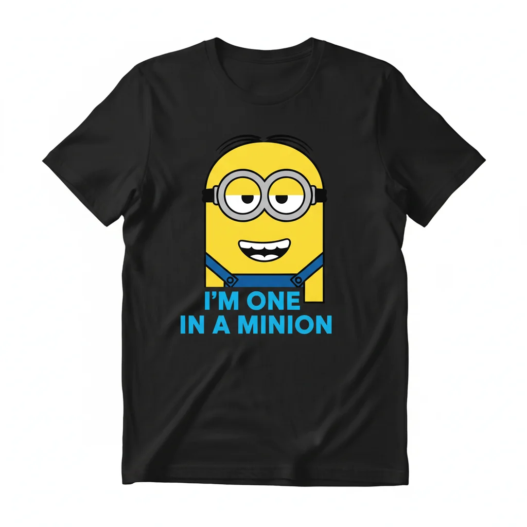 Despicable Me I'm One In A Minion Silly Portrait T-Shirt | Essential Tee