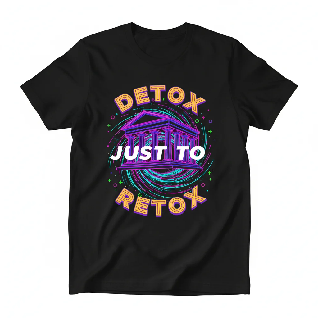 Detox Just to Retox – Premium Durable Unisex T-Shirt