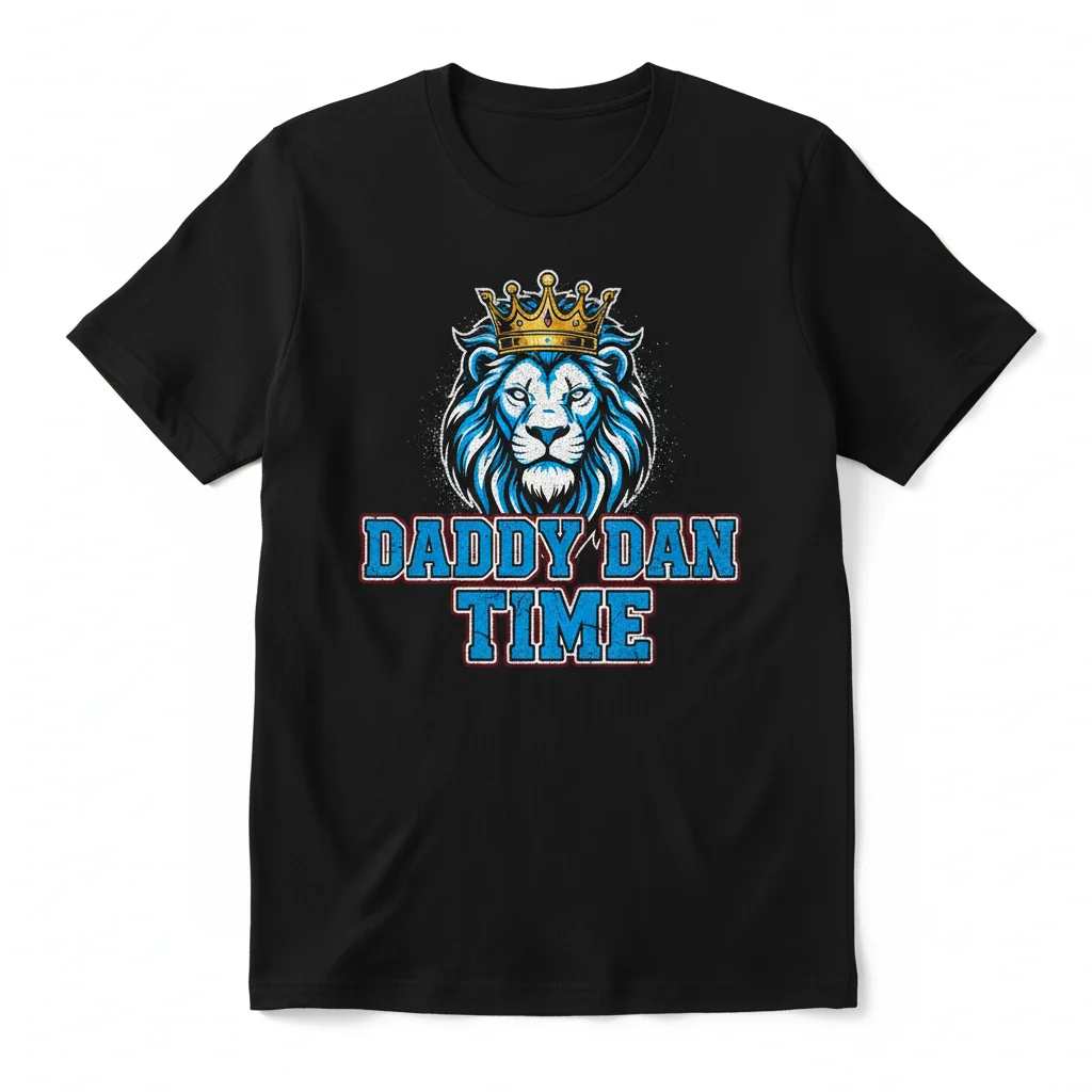 Detroit Lions "Daddy Dan Time" Premium Fan Shirt - Durable & Comfortable