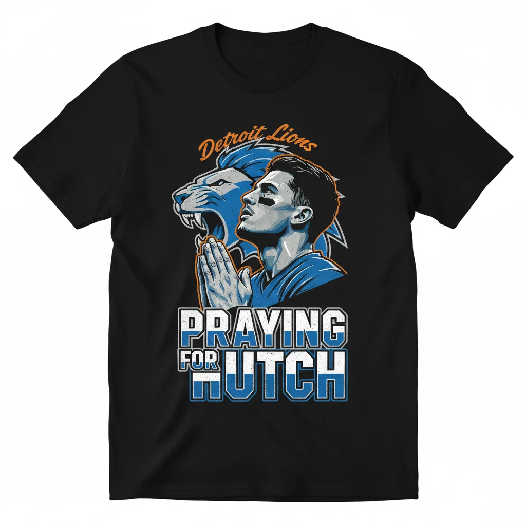 Detroit Lions: A Tribute to Hutch - Inspiring Fan Tee