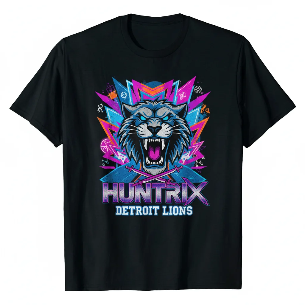Detroit Lions x Kpop Demon Hunters Huntrix Signature Shirt: Ultimate Comfort & Durability