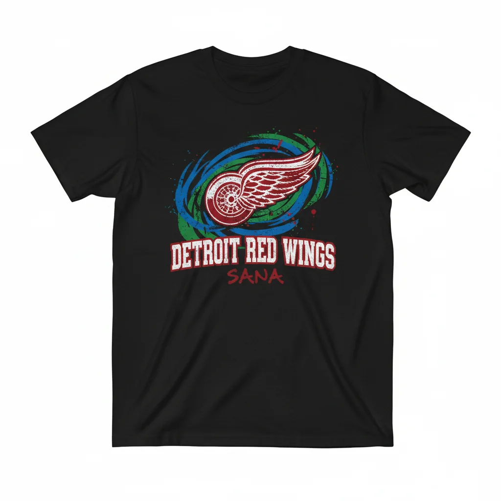 Detroit Red Wings x SANA Graphic T-Shirt - Official NHL Hockey Fan Apparel