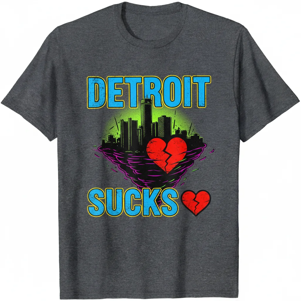 Detroit Sucks ❤️ Essential Comfort Tee - Unisex Fit