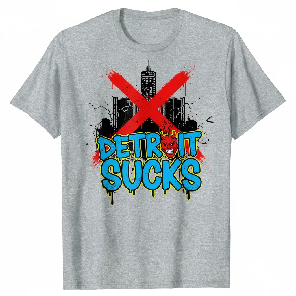 Detroit Sucks T-Shirt - Premium Comfort & Durability