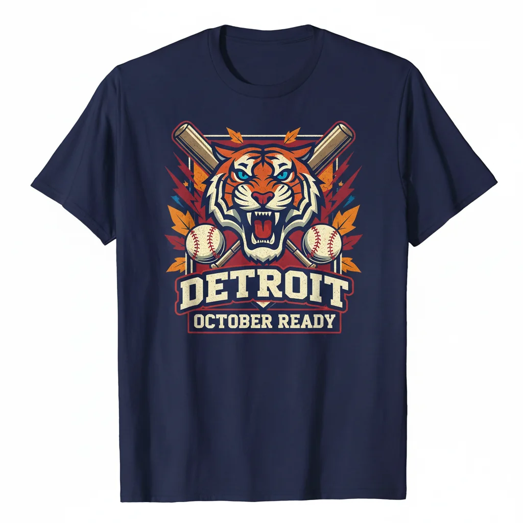 Detroit Tigers October Ready Ultimate Fan Tee – Durable, Comfortable & Fade-Resistant