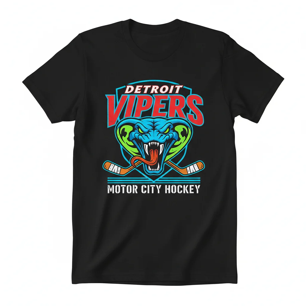 Detroit Vipers Fan Essential T-Shirt – Premium Cotton & Retail Fit