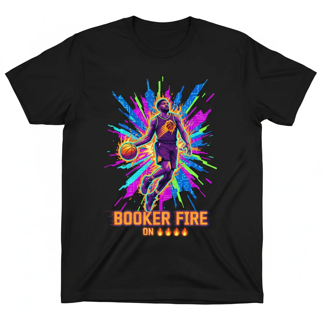 Devin Booker 'Heating Up' T-Shirt | Premium Unisex Fit & Fade-Resistant Print