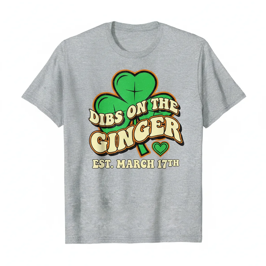 Dibs On The Ginger Shamrock Trucker Cap