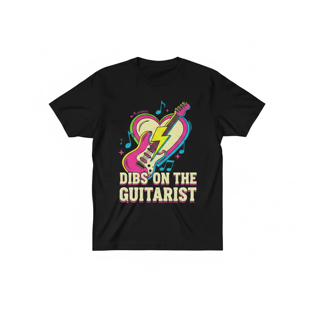 Dibs on the Guitarist: A Musician's Heartbeat Essential T-Shirt