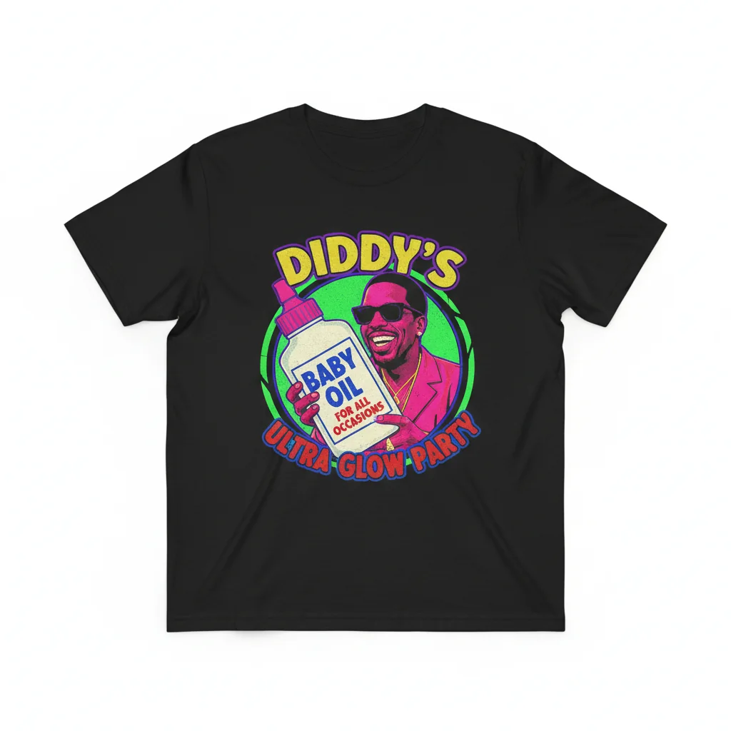 Diddy Baby Oil Meme T-Shirt | Vibrant, Durable & Ultra-Comfortable
