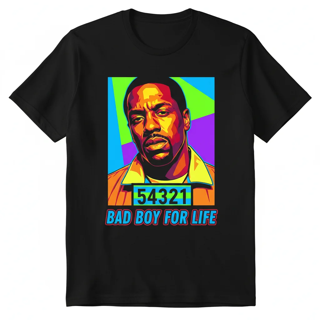 The Diddy Mug Shot Tee: Iconic Moments Collection