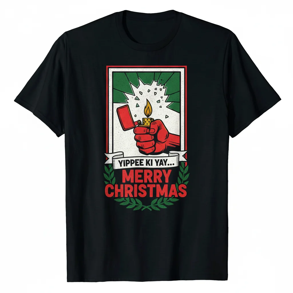 Die Hard ist ein Weihnachtsfilm T-Shirt – Lustiges Feiertags-Outfit