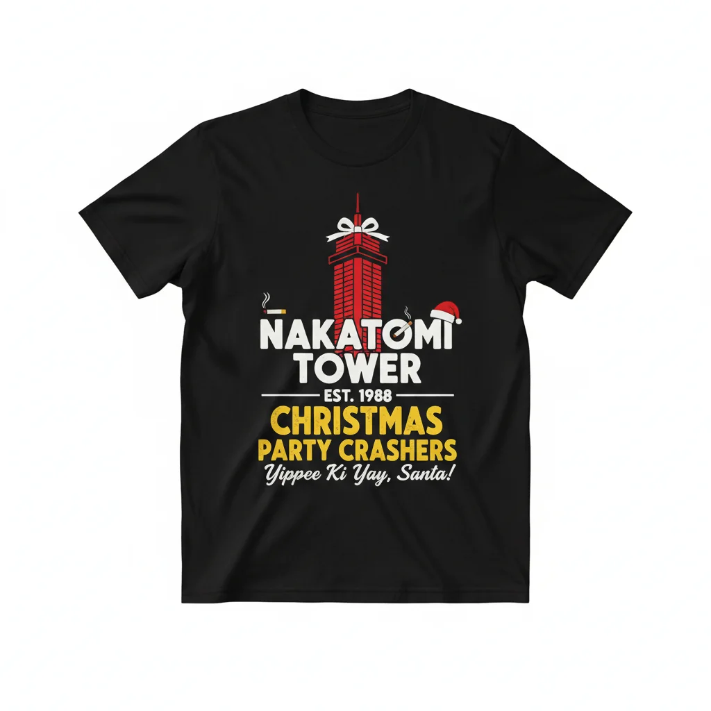 Die Hard Is A Christmas Movie Shirt | Funny Holiday Tee