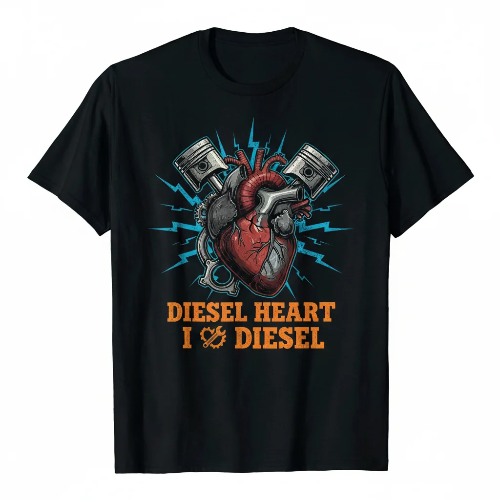 Diesel Heart - Embrace Your Passion Essential T-Shirt